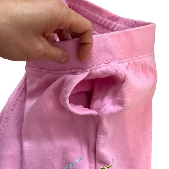 Polo Ralph Lauren Pink Fleece Jogger Pants - Size 7 NWT - Picture 3 of 6